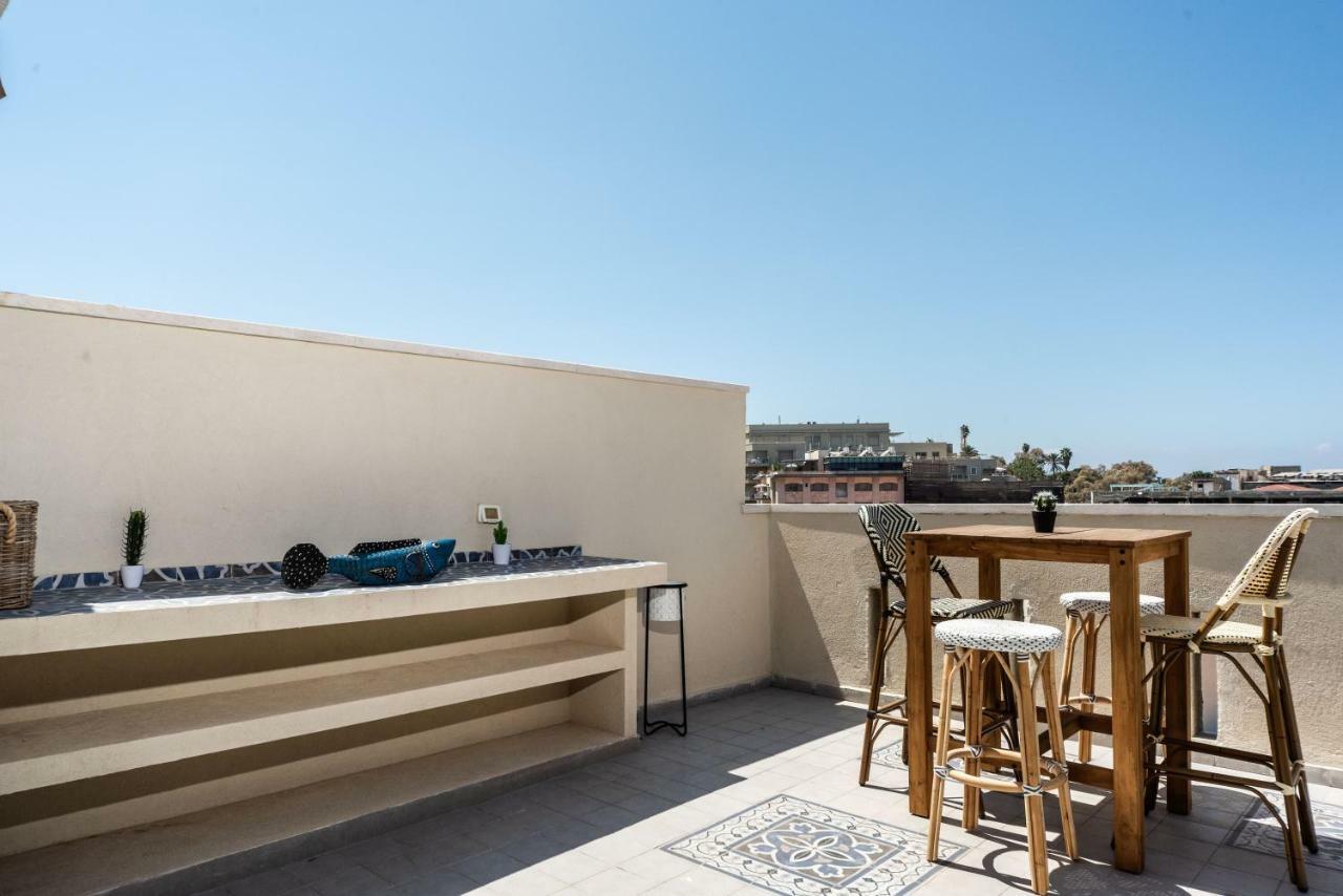 Duplex With Sea View Terrace Above The Flea Market Tel Aviv Exteriör bild