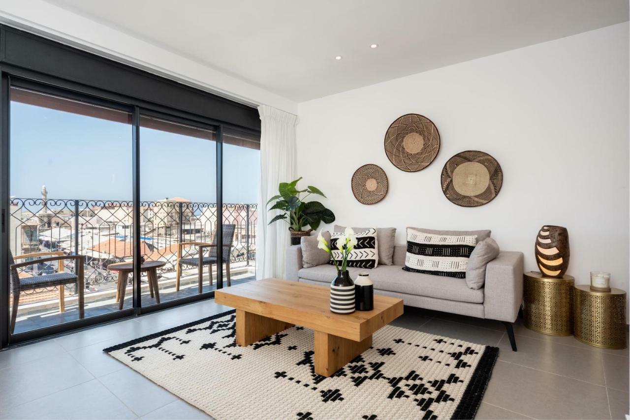 Duplex With Sea View Terrace Above The Flea Market Tel Aviv Exteriör bild